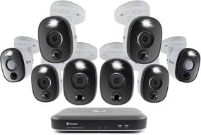 img 4 attached to 📷 Swann Home Security Camera System 8 Channel 8 Bullet Cams 4K DVR Indoor Outdoor Wired Surveillance CCTV Color Night Vision Motion Sensor Lights Alexa Google 2TB HDD SWDVK-855808WL