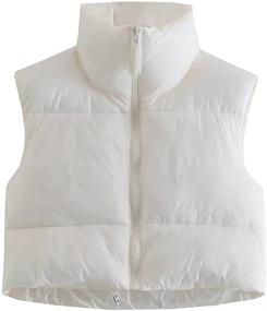 img 2 attached to KEOMUD Womens Lightweight Sleeveless Outerwear Women's Clothing for Coats, Jackets & Vests