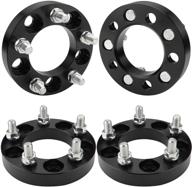 rying 5x4.5 wheel spacers - improve wheel offset, fitment for yj tj xj kj kk ty - 1.5 inch 5x114.3mm - ideal for selected vehicles - 1/2 studs 82.5mm cb - thread-locking adhesives included logo