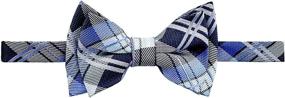 img 2 attached to Enhance Style with Retreez Classic Tartan Microfiber Pre-Tied Boys' Bow Ties