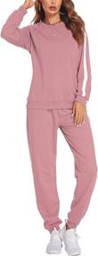 img 2 attached to Hotouch Tracksuit Sweatsuits Athleisure Drawstring Sports & Fitness for Team Sports