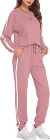 img 4 attached to Hotouch Tracksuit Sweatsuits Athleisure Drawstring Sports & Fitness for Team Sports