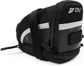 img 3 attached to 🎒 BV Strap-On Bike Saddle Bag: Enhanced Seat Bag for Cycling