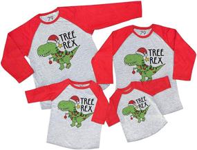 img 4 attached to Ate Apparel Matching Family Christmas Boys' Clothing in Tops, Tees & Shirts