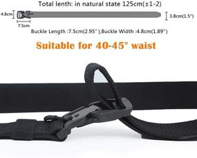 img 1 attached to Magnetic Quick Release Breathable Black Men's Accessories: Longwu's Ultimate Style Upgrade