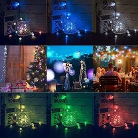 img 3 attached to 🌟 Experience Magical Ambiance with Beewin Globe String Lights - Crystal Crackle Ball Lights | 30 LED USB Operated Fairy Lights | Vibrant 8-Color 10FT | Remote Control | Ideal for Indoor/Outdoor, Wedding, Christmas, Valentine's Day, RGB