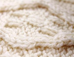 img 1 attached to Luxurious Carraig Donn Aran Knit Irish Merino Wool Blanket: Exceptional Quality and Cozy Comfort