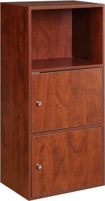 img 2 attached to 🍒 Optimized Search: Cherry Xtra Storage 2 Door Cabinet by Convenience Concepts