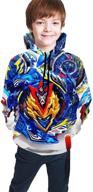 🔥 jhbkzs beyblade burst evolution stylish teen hoodie | ages 7-20, unisex logo