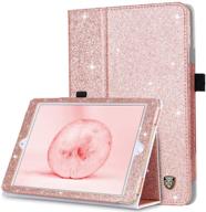 🌹 rose gold glitter sparkly folio folding stand cover for apple ipad mini 1/2/3 – bentoben luxury smart case with holder, auto wake/sleep (stylus not included) logo