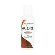 🌶️ vibrant cajun spice haircolor by adore - long-lasting semi-permanent 4 ounce dye logo