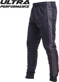 img 3 attached to 🏃 Optimized Performance Trio: Advanced Technology Men's Joggers, Men's Track Pants with Convenient Zipper Pockets