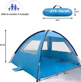 img 3 attached to ZYS Garui Protection Lightweight Outdoor Beach Shade Fits