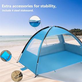 img 1 attached to ZYS Garui Protection Lightweight Outdoor Beach Shade Fits