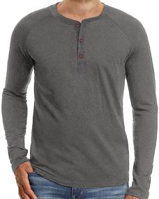 img 4 attached to 👕 BEBUERRG RoyalBlue Men's Clothing: 3 Button Sleeve Sweater & Shirts