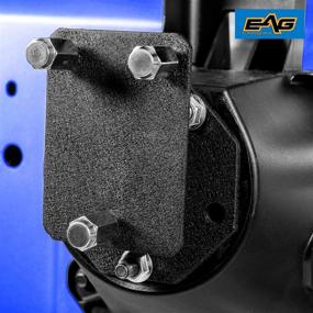 img 3 attached to 🚗 EAG Spare Tire Relocation Bracket Compatible with 2007-2018 Jeep Wrangler JK