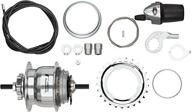 silver sturmey archer s80 8-speed hub with disc brake - 36h, enhanced seo logo