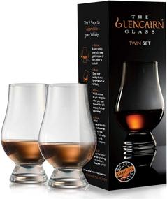 img 4 attached to 🥃 Glencairn Whisky Glass, Twin Gift Carton Set of 2