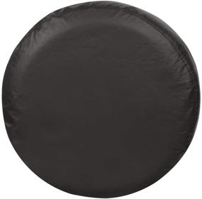 img 4 attached to 🚚 Black Tough Tire Wheel Soft Cover for Jeep, Trailer, RV, SUV, Truck - Fits 30-33 inch Entire Wheel Size