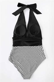 img 1 attached to CUPSHE Swimsuit Keeping Accompained Swimwear: Stylish Women's Clothing for Beach and Pool