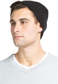 img 2 attached to 🧢 Fishers Finery Men's Cashmere Ribbed Cuffed Hat: Luxuriously Ultra Plush and 100% Pure!