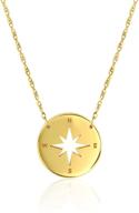 compass necklace delicate nautical adjustable logo