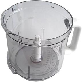 img 1 attached to 🍲 Replacement Bowl Compatible with Braun Food Processors - Fits K650, K600, K700, K750, FP3010, FX3030WH Models