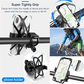 img 2 attached to SODPE 8 Bike Accessories Set: Rechargeable Bike Lights (Front and Rear), Bike Lock with Password, Bike Cup Holder, Bike Phone Holder, Bike Rearview Mirror, Bike Bell, Bike Pump