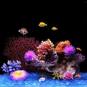 img 1 attached to Danmu Polyresin Ornaments Aquarium Decoration Fish & Aquatic Pets for Aquarium Decor