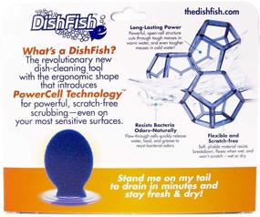 img 3 attached to DishFish CP103-4: The Ultimate 4 Sponge Little Scrubber for Spotless Dishes