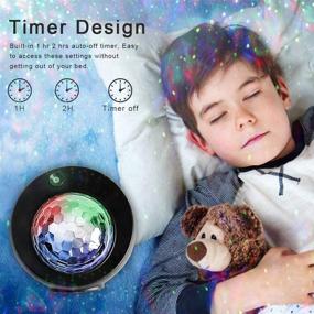 img 3 attached to 🌌 Enhance Your Bedroom Ambiance with the Galaxy Projector Star Light Projector for Kids and Adults - Timer, Music Speaker, 10 Colors Modes, and Remote Control Included!