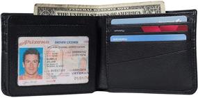 img 2 attached to 👜 Authentic Leather Vintage Men's Accessories: Wallets, Card Cases & Organizers