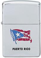 zippo puerto rico flag lighter logo