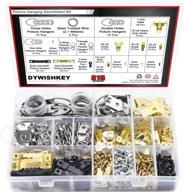 🖼️ dywishkey heavy duty picture hanging kit - 815 pcs assorted picture hangers hooks, nails, and screws for wall mounting - picture hangers assortment kit логотип