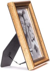 img 2 attached to 🖼️ Malden International Designs 2177-46 Classic Gold Wood Picture Frame (4x6) - Timeless Elegance to Display Cherished Memories