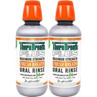 therabreath plus oral rinse maximum strength oral care logo
