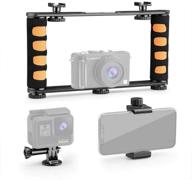 📷 zeadio metal adjustable video rig: the ultimate handle grip stabilizer for iphone, android, action, and compact cameras logo