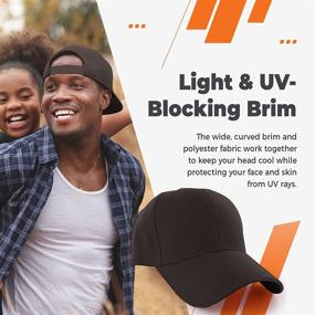 img 2 attached to 🧢 Kangora Plain Baseball Cap: Adjustable Unisex Hat for Outdoor Sports (20+ Colors)