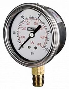img 1 attached to Baker Instruments Stainless Pressure Glycerine Test, Measure & Inspect and Pressure & Vacuum