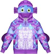monster hoodie toddler sweatshirt outerwear logo
