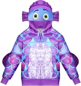 img 4 attached to Monster Hoodie Toddler Sweatshirt Outerwear