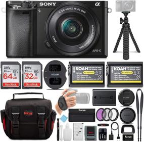 img 4 attached to 📷 Sony Alpha ILCE-6000L/B a6000 Digital Camera Bundle with 16-50mm Lens and Accessory Bundle – Black