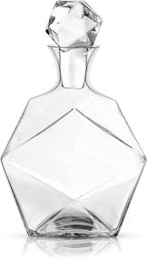 img 1 attached to 🍷 Exquisite True Fabrication Raye Faceted Decanter: Elevate Your Wine Experience