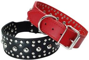 img 2 attached to HOOTMALL Studded Collar Mushrooms Adjustable Shepherd