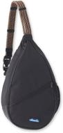 🎒 stylish and versatile: kavu women's paxton pack black for all-day comfort and convenience логотип