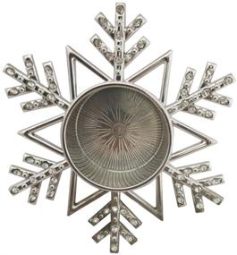 img 4 attached to 🕯️ ABOOFAN Silver Snowflake Christmas Candle Holder - Table Centerpiece and Xmas Gift