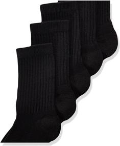 img 2 attached to Hanes Ultimate 12 Pack Socks Black Boys' Clothing