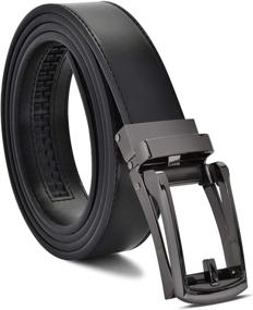 img 4 attached to Mens Belt Genuine Leather Ratchet Men's Accessories for Belts