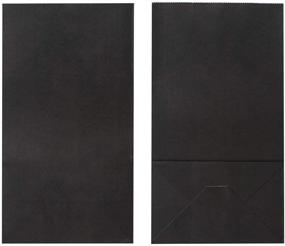 img 1 attached to 50 Pack Black Paper Favor Bags: Ideal for Any Occasions, Halloween, Graduation & DIY Arts - 5x3x9 Inch