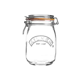 img 4 attached to 🍯 Kilner Round Clip Top Jar - 34 oz (1 L) - Versatile Storage Solution